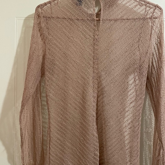 lace see through top by RW&CO. - Picture 3 of 4
